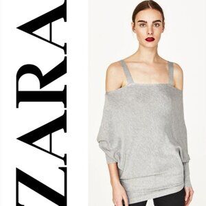 Zara Off-the-Shoulder Asymmetric Top Size S NWT